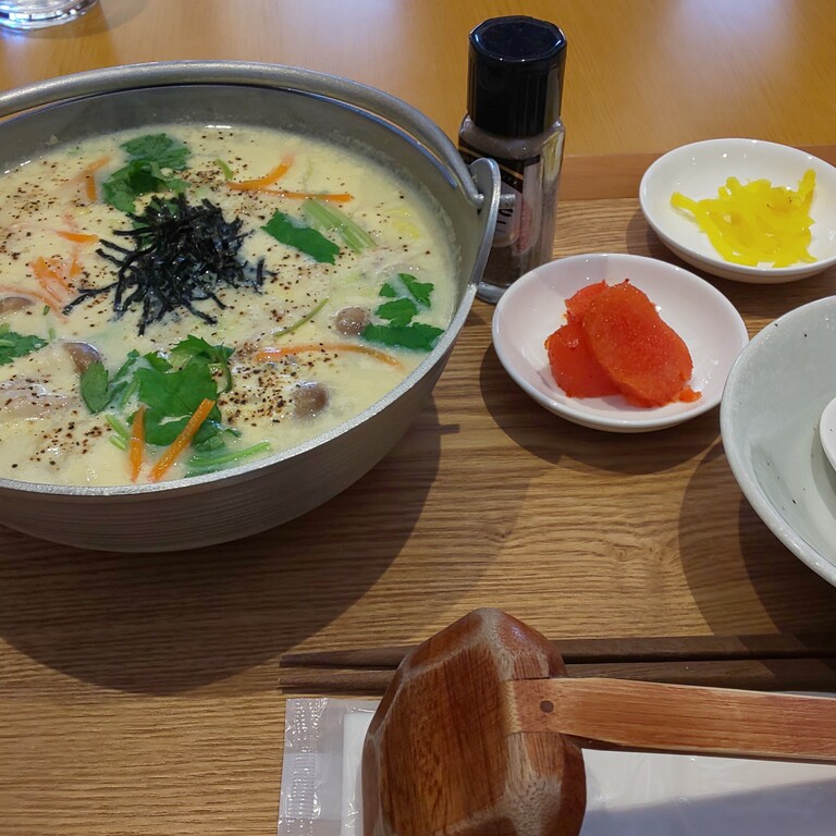 豆乳雑炊