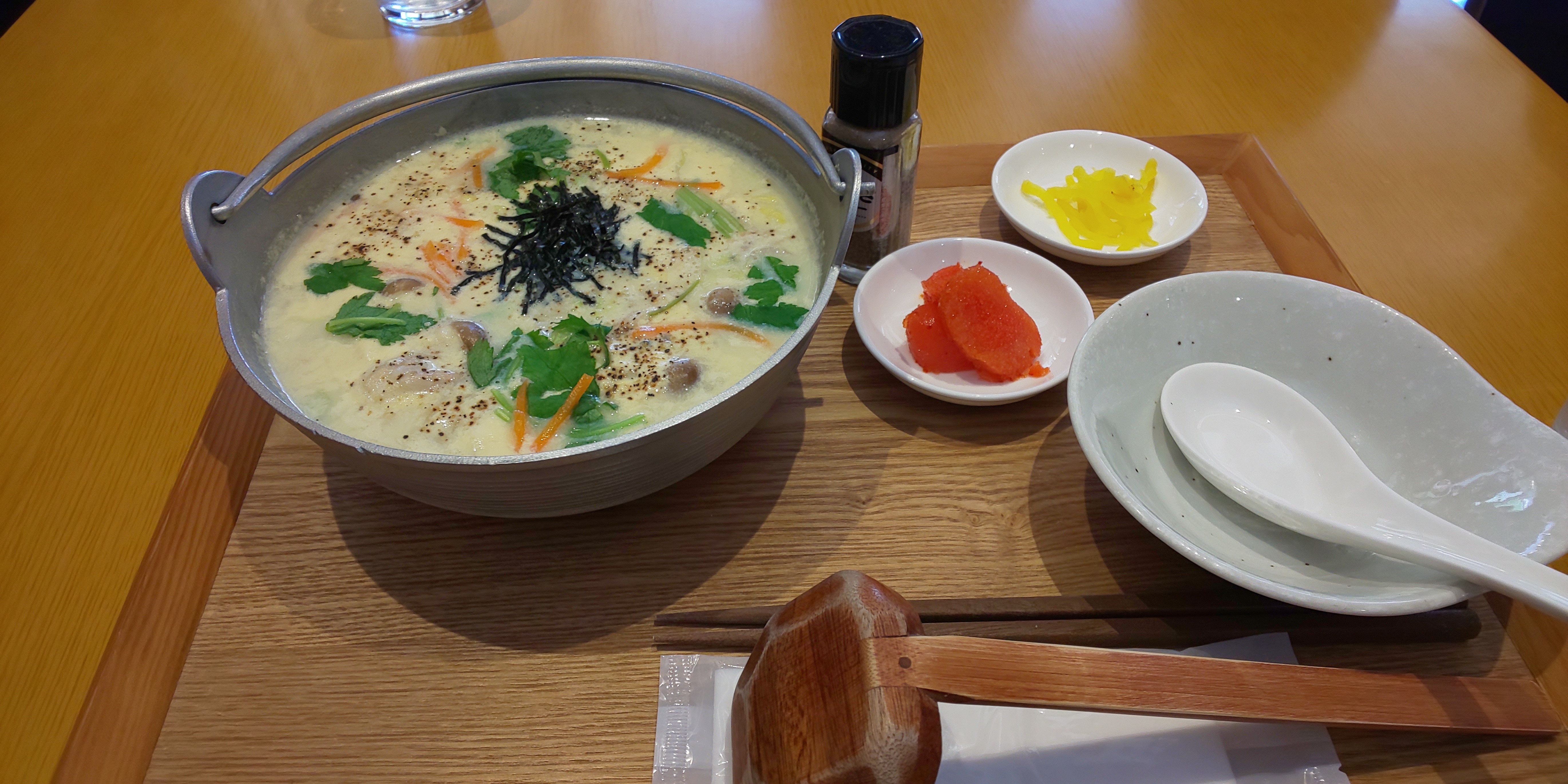 豆乳雑炊