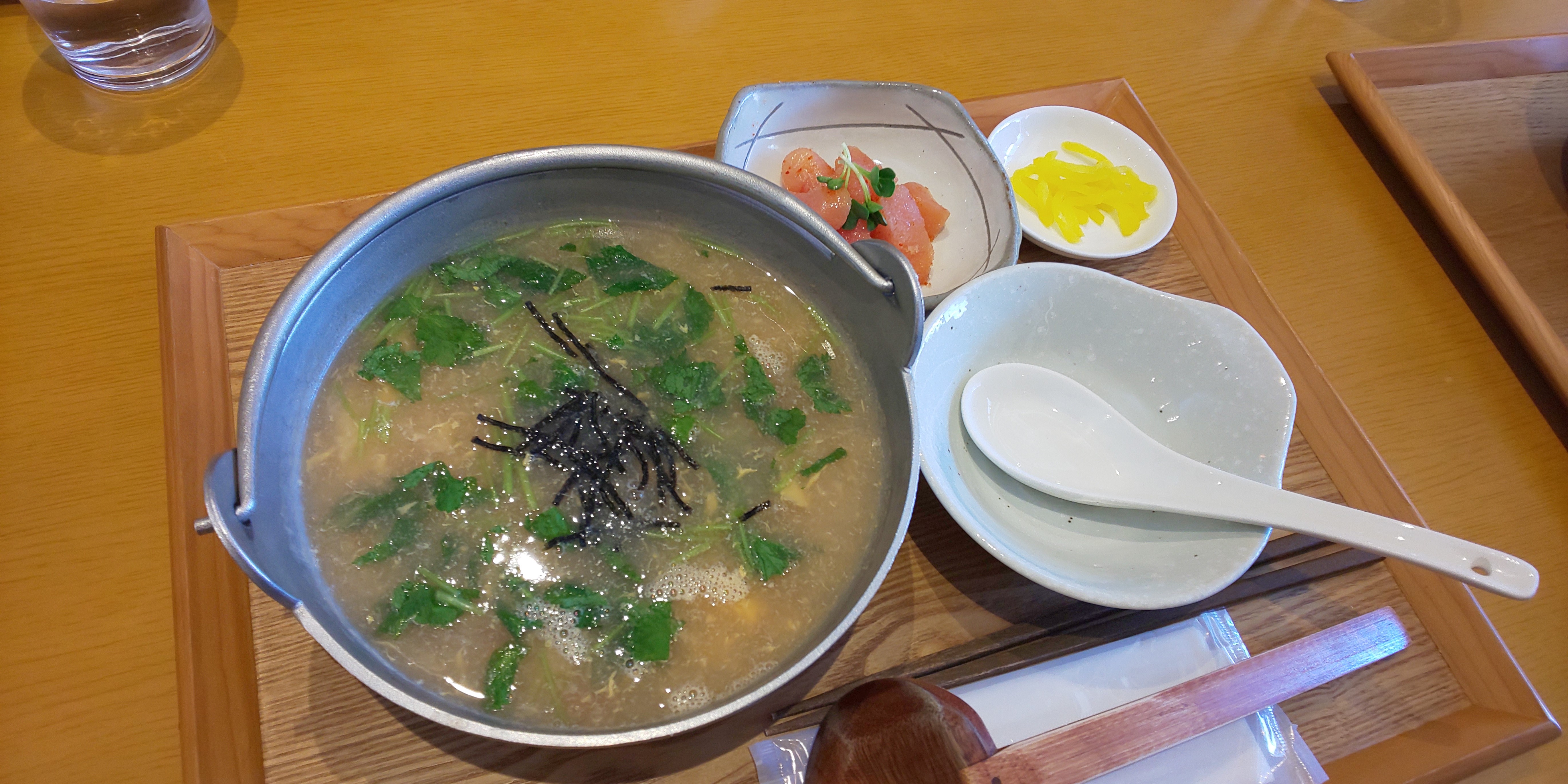 明太子雑炊